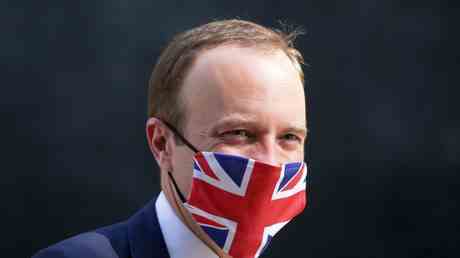 Ex Minister wollte Briten zur Einhaltung von Covid „erschrecken – durchgesickerte
