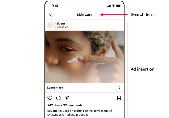 Instagram bringt Anzeigen in die Suchergebnisse und startet „Reminder Ads