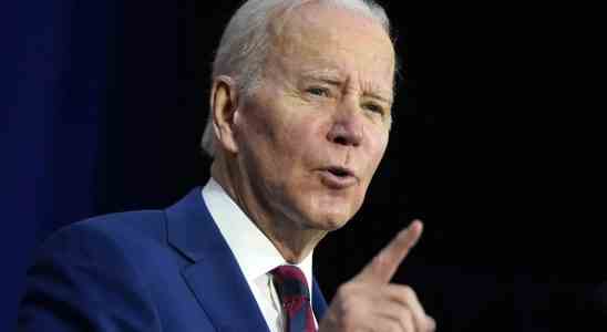 Joe Biden nennt Putins Gespraech ueber den Einsatz von Atomwaffen