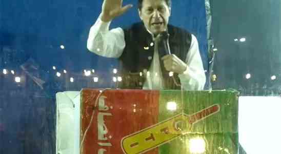 Khan Imran Khan dankt den Buergern von Lahore dafuer dass