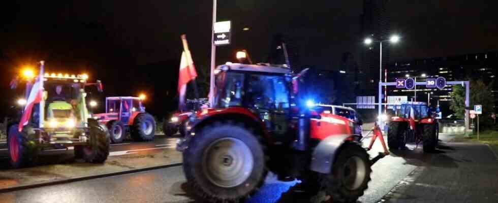 Landwirte duerfen am Samstag keinen Traktor nach Den Haag bringen
