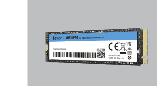 Lexar bringt NM610 Pro M2 SSD Laufwerk auf den Markt der