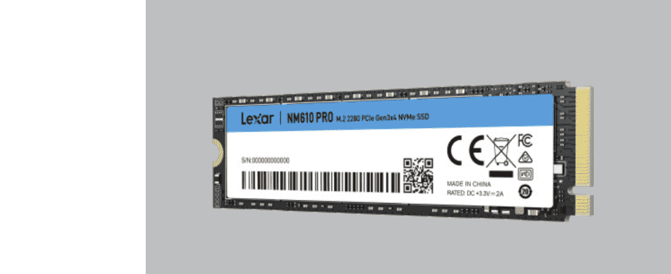 Lexar bringt NM610 Pro M2 SSD Laufwerk auf den Markt der