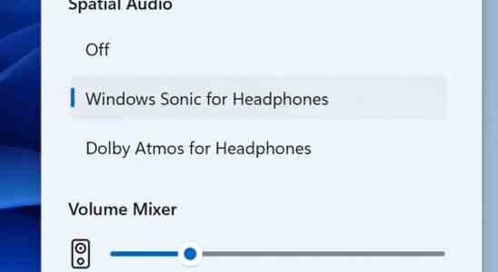 Microsoft Microsoft testet eine neue Volume Mixer Funktion fuer Windows 11
