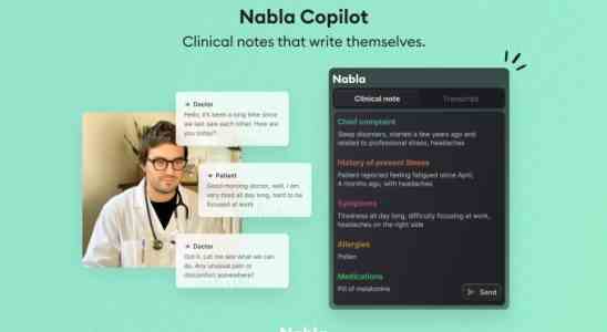 Nabla ein Digital Health Startup startet Copilot und nutzt GPT 3 um Patientengespraeche