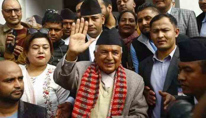 Nepals designierter Praesident Ram Chandra Paudel legt morgen seinen Eid