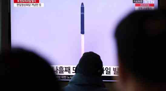 Norden Nordkorea startet ICBM vor dem Suedkorea Japan Gipfel
