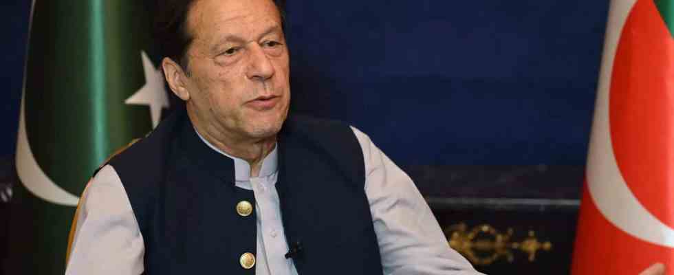 Pakistanische Polizei stuermt Haus des ehemaligen Premierministers Imran Khan Festnahme