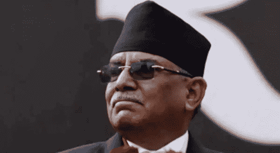 Pushpa Kamal Der nepalesische Premierminister Pushpa Kamal Dahal gewinnt die