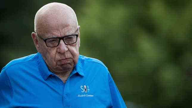 Rupert Murdoch im Alter von 92 Jahren zum fuenften Mal