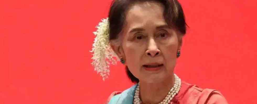 Suu Kyi Die Junta von Myanmar loest die Partei von