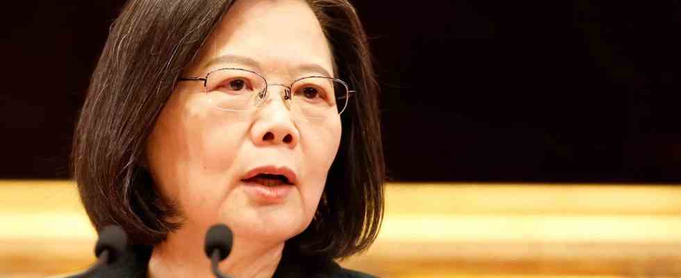 Taiwan Taiwan sagt es habe Notfallplaene fuer Chinas Umzuege als
