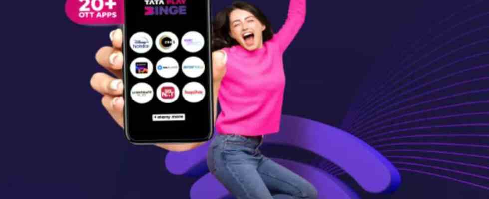 Tata Play Fiber kuendigt neue Breitbandplaene mit ueber 20 OTT Diensten
