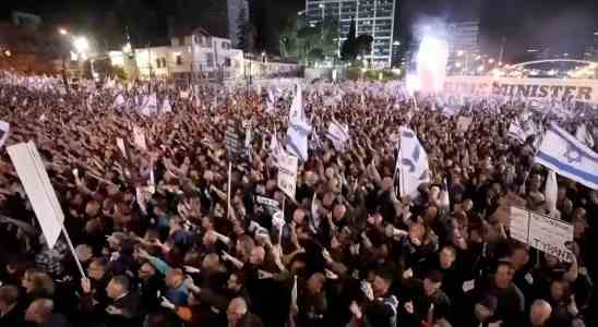 Vorgeschlagene Justizreform spaltet Israel Netanjahu fuer den Block Im