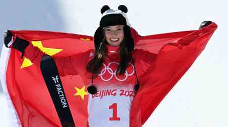 La superstar du ski Gu se felicite detre une jeune