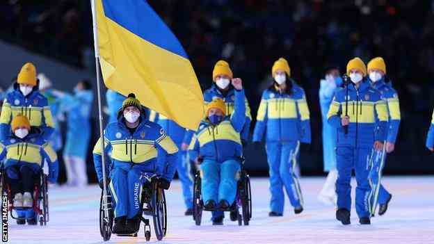 Les para-athlètes ukrainiens viennent aux Jeux de Pékin