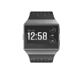 Fitbit Ionic en Charcoal/Smoky Grey vue de face