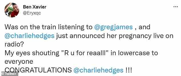 1646758778 883 Charlie Hedges annonce a un Greg James choque en direct