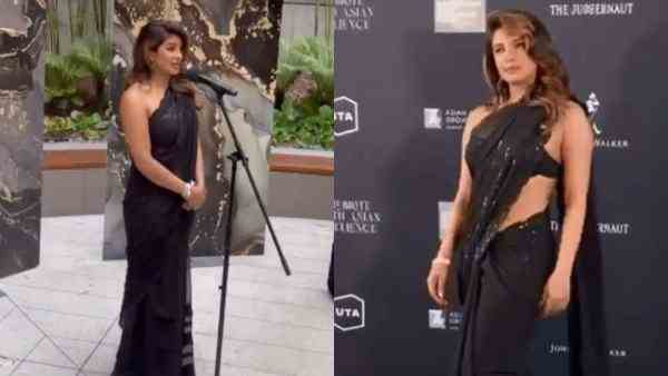 Priyanka Chopra organise un événement pré-Oscars 2022 en sari noir et dit qu'elle est émue et fière d'être parmi ses pairs