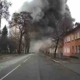 Apercu Vue densemble Mariupol et Kharkov en ruines les