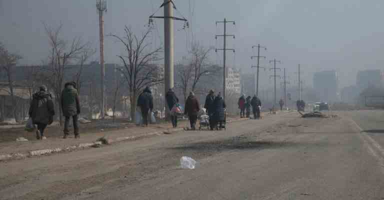 Guerre dUkraine Des photos de Marioupol montrent une ville