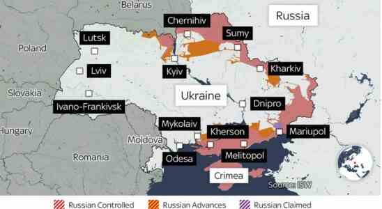 Guerre en Ukraine les troupes russes ouvrent apparemment le