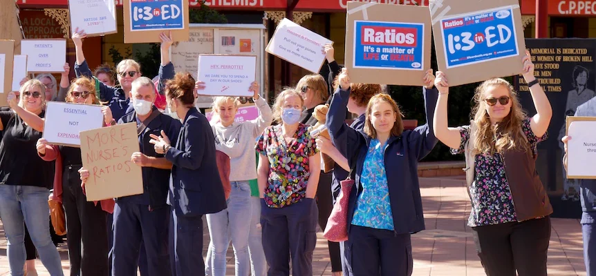 Les infirmieres et les sages femmes de Broken Hill se joignent.webp