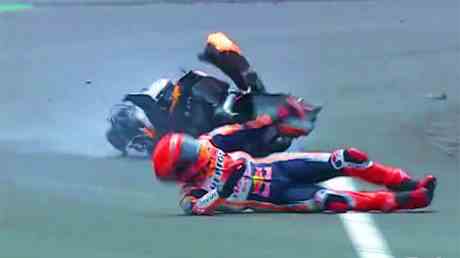 Licone du MotoGP Marquez souffre a nouveau dune agonie visuelle