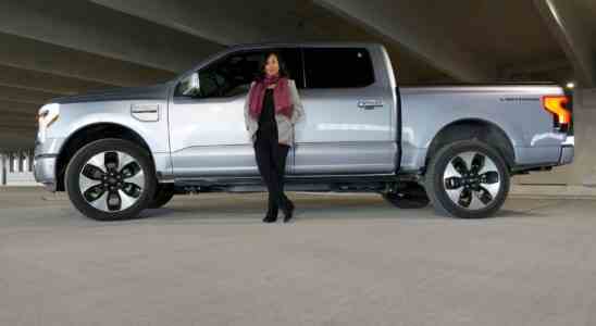 Linda Zhang a pilote le Ford F 150 Lightning
