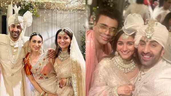 Alia Bhatt et Ranbir Kapoor sont mariés : Karan Johar, Karisma Kapoor et d'autres souhaitent les jeunes mariés !