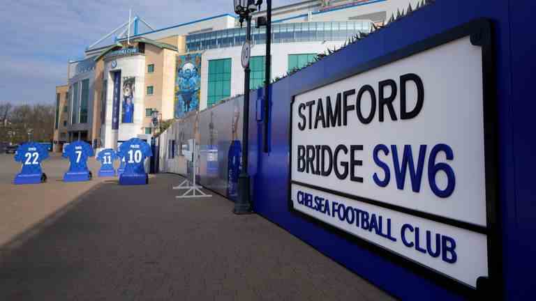 Stade de Chelsea, Stamford Bridge.  Image : AP