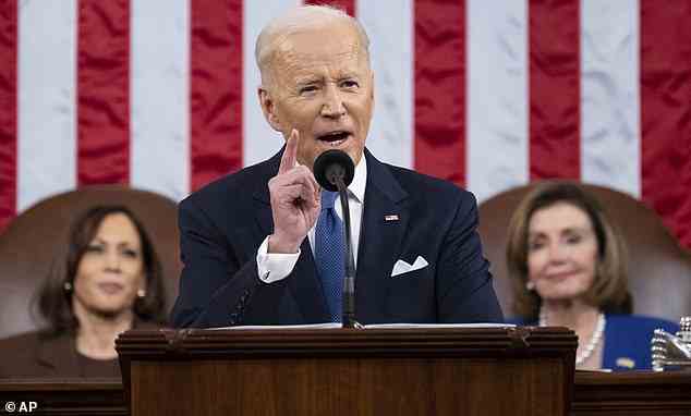 Lors de son discours sur l'état de l'Union en 2022, le président Joe Biden (photo) a fait la promotion de Paxlovid et a déclaré qu'il veillerait à ce que le médicament soit distribué à ceux qui le voulaient.