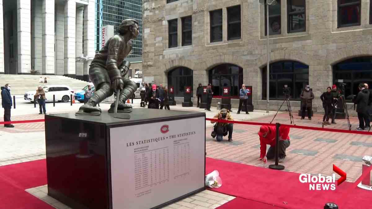 Cliquez ici pour lire la vidéo : 'Montréal pleure la mort du grand joueur de hockey Guy Lafleur'