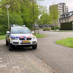 De nombreux policiers dans le quartier residentiel de Ridderhof a