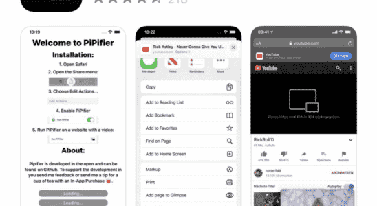 Limage dans limage de YouTube pour iOS se termine mais