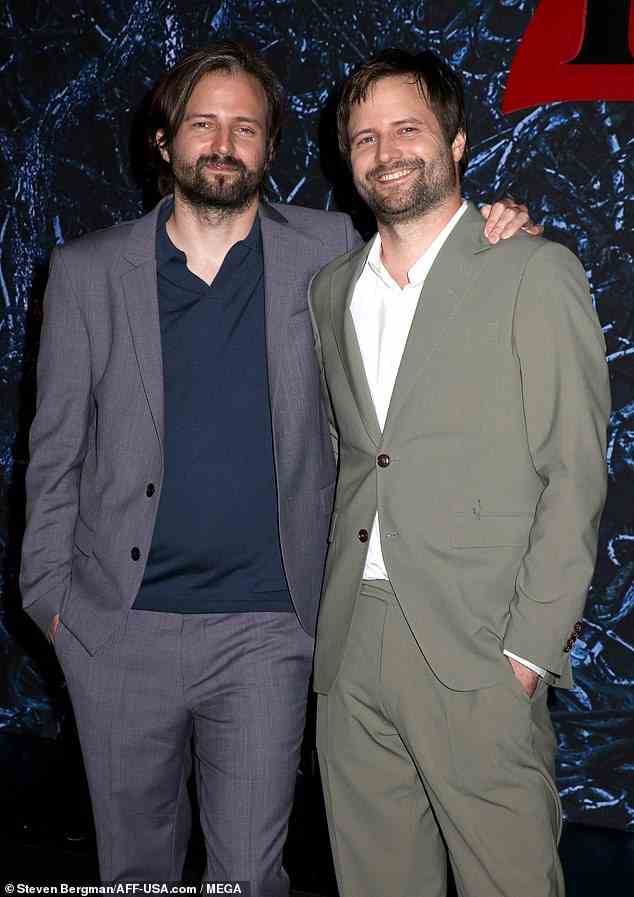 Mécontent: maintenant, une source a déclaré au Hollywood Reporter que les créateurs de Stranger Things Matt (à gauche) et Ross Duffer (à droite) ont eu un 