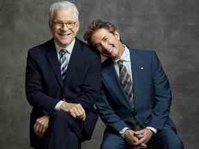 Les légendes de la comédie Steve Martin (à gauche) et Martin Short (à droite) sur une photo promotionnelle.