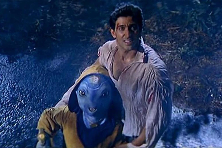Une image d'une scène du film de Bollywood Koi Mil Gaya