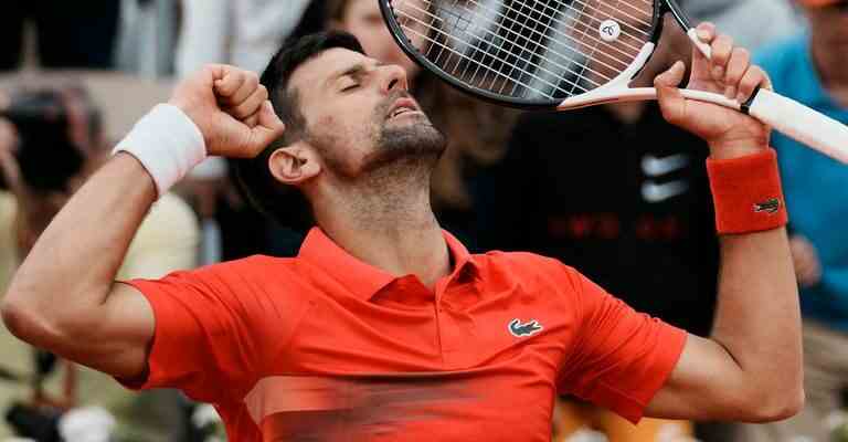 Internationaux de France Novak Djokovic fait irruption dans le quatrieme