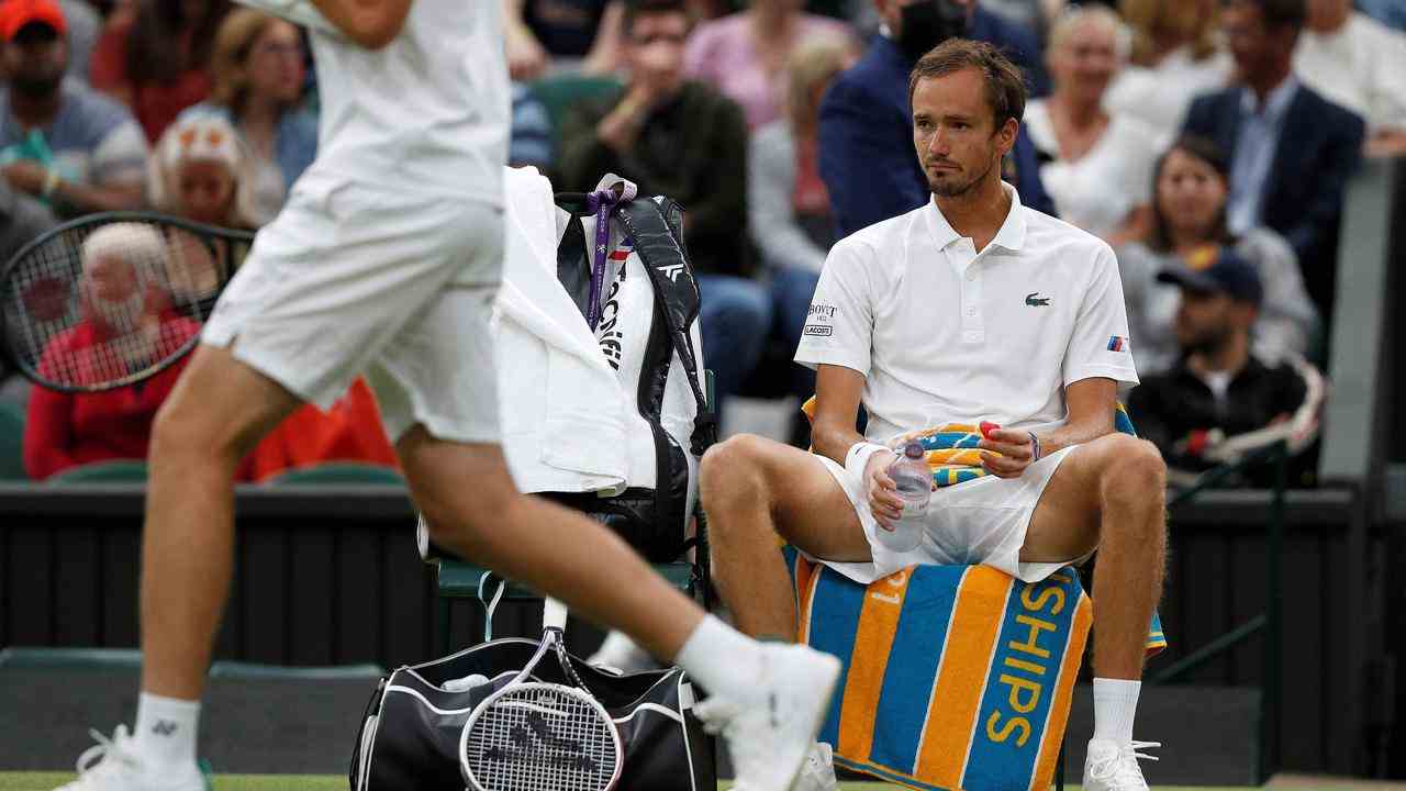 Le top mondial russe Daniil Medvedev n'est pas autorisé à participer à Wimbledon.