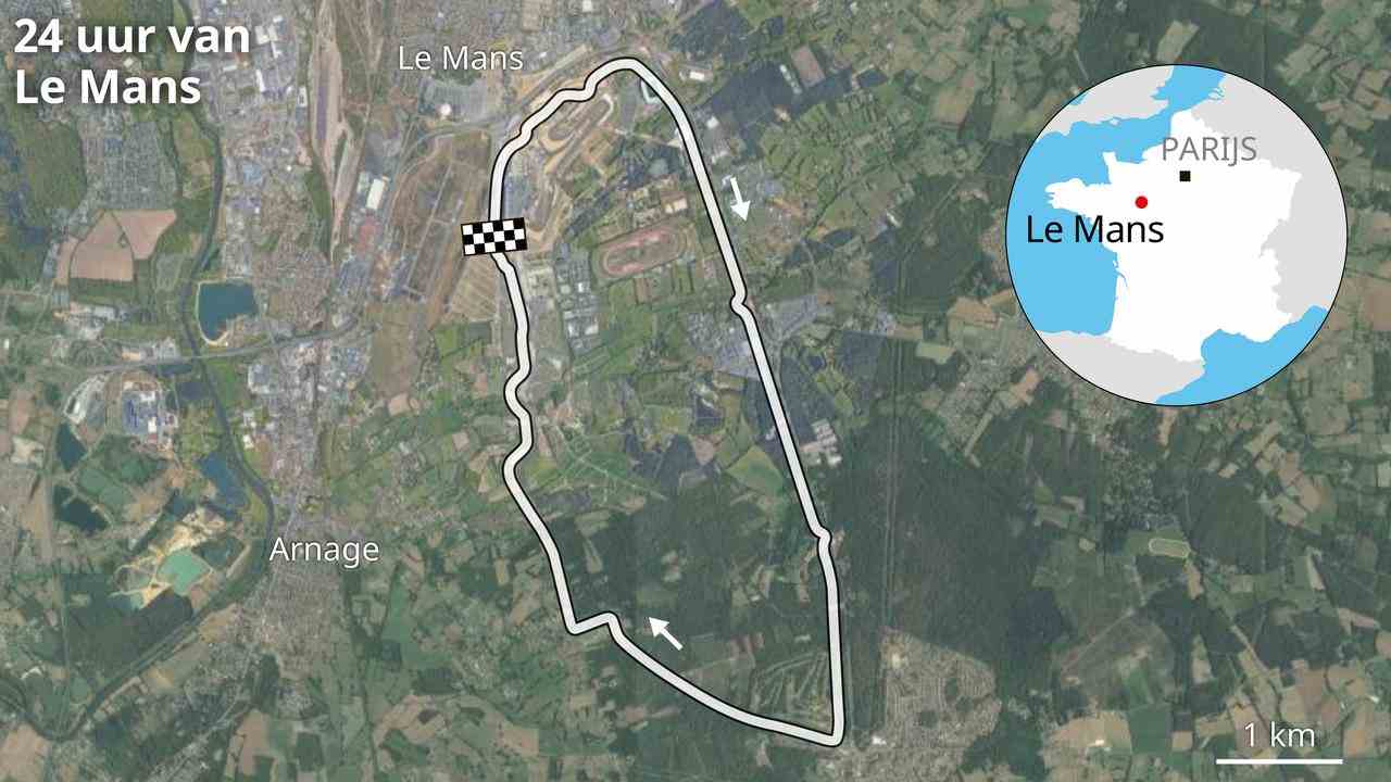 Le circuit du Mans