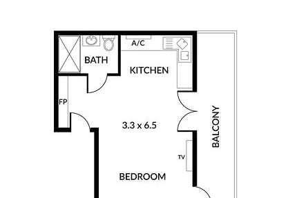 Appartement modifie avec salle de bain dans le salon annonce.webp