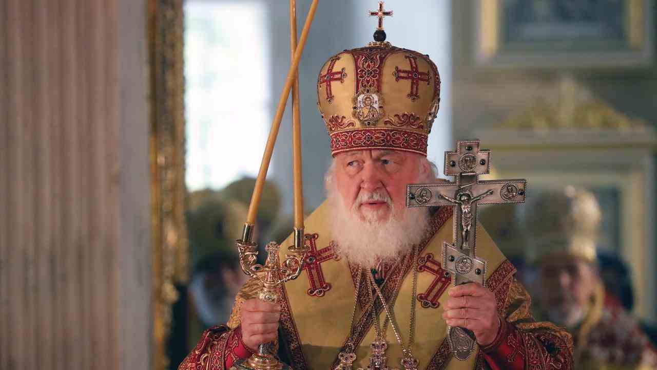 Patriarche Kirill, chef de l'Église orthodoxe russe en Russie.