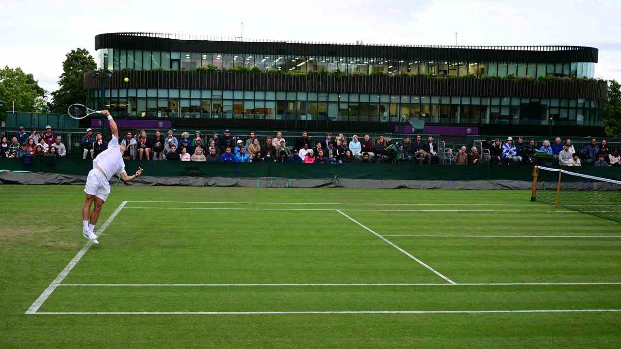 La piste grecque de Tallon est au deuxième tour à Wimbledon pour la première fois.