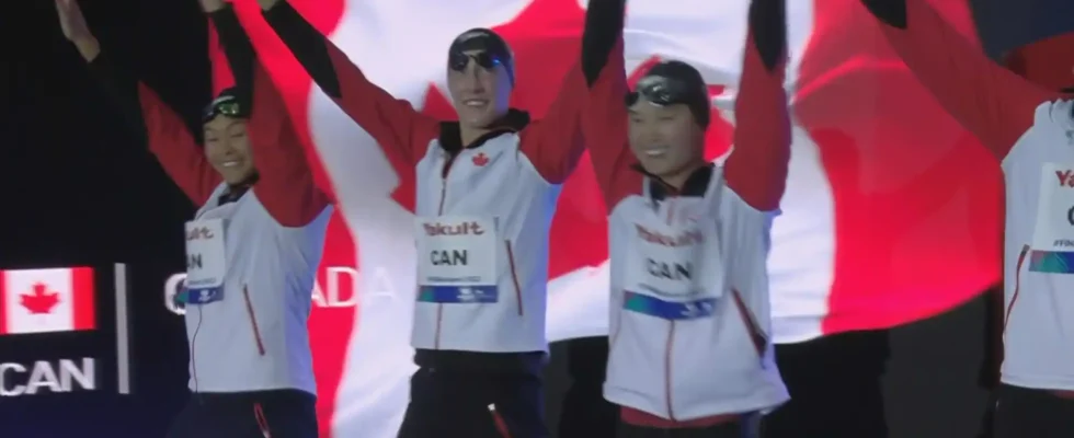 La sensation adolescente McIntosh le relais feminin canadien remporte largent.webp