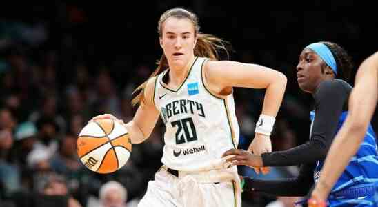 Sabrina Ionescu de Liberty entre dans lhistoire de la WNBA