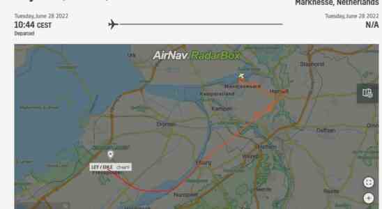Un avion de sport sest ecrase a Zwarte Meer pres