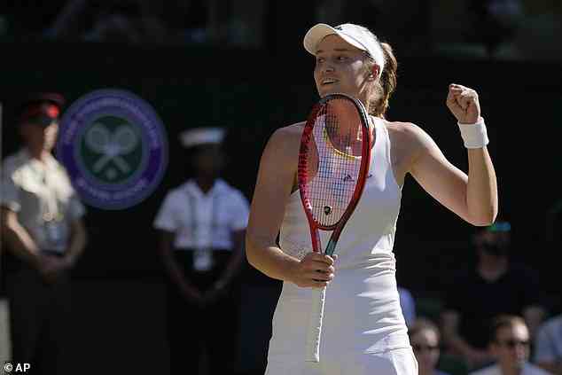 Rybakina a mis fin jeudi à la série de 20 sets consécutifs de son adversaire qu'elle avait remportés à Wimbledon