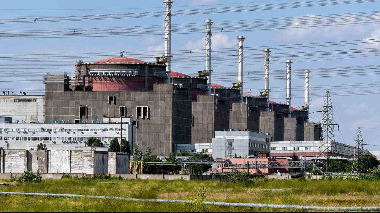 La centrale nucléaire de Zaporizhzhia.