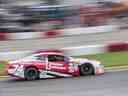 Kevin Lacroix lors de l'arrêt de la série PintyÕs NASCAR au Wyant Group Raceway à Saskatoon, SK, le mercredi 24 juillet 2019.